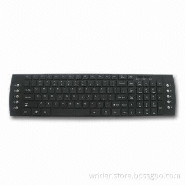 107 Keys Slim Keyboard for 10 Hot Keys with Multiple Language Versions